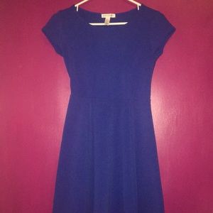 BLUE SKATER DRESS | size S |